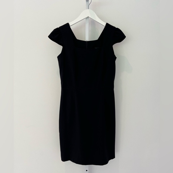 YUMI MAZAO BLACK CAP SLEEVE DRESS SIZE IT 40 / US 6 NWOTS! - Picture 3 of 16